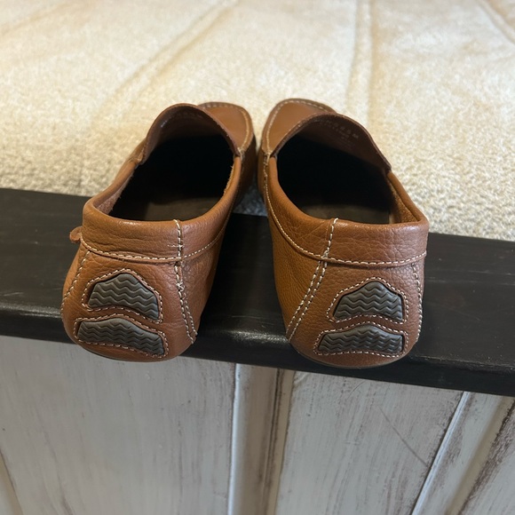 Sperry Tan Leather Slip-On Loafers - Picture 3 of 6